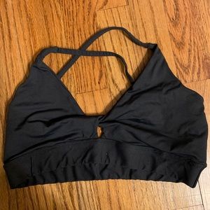 Liquido Twisted Bra Onyx